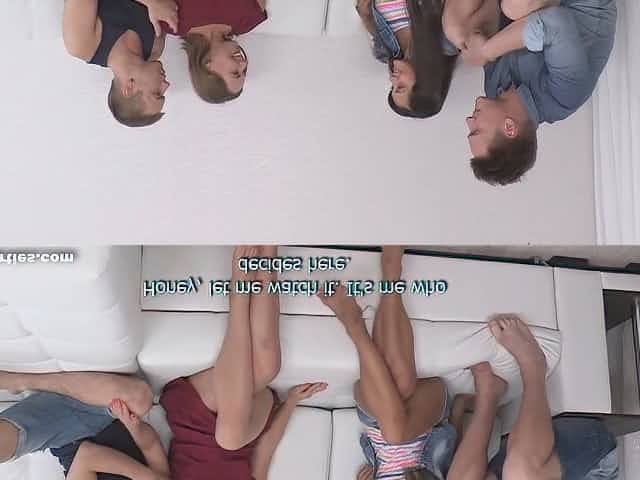 Double date and double shagging - foursome sex