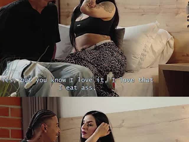 That babe's giving me her butt so this babe doesn't cheat on her boyfriend