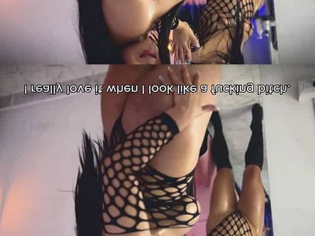 Latina Slut Masturbates for You While Talking Dirty and Wetting Her Tight Pussy