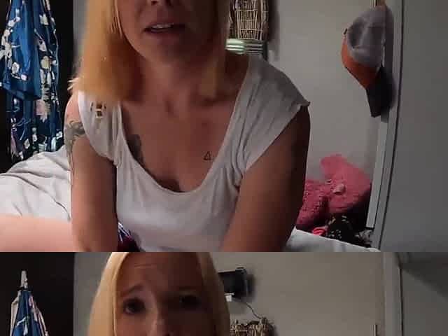Step-aunty cheers him up with her curvy body on his hard dick POV