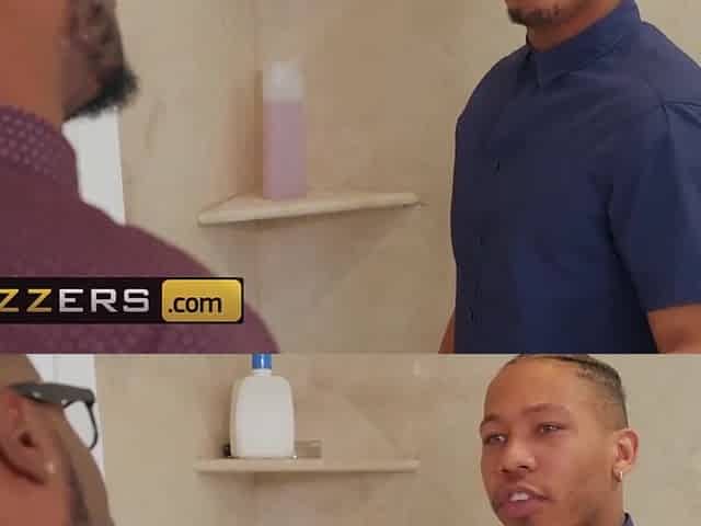 Busty MILF Cheats on Black Husband with Hung Black Plumber While He's Away