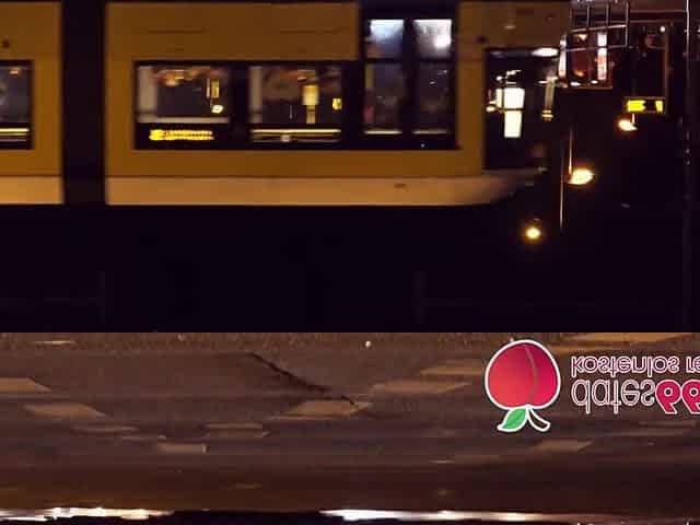 Ideal BANG with Kessie Shy behind billboard in the town! Dates66
