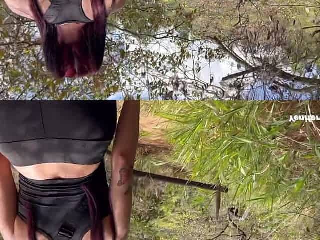 Sucking and fucking in the woods