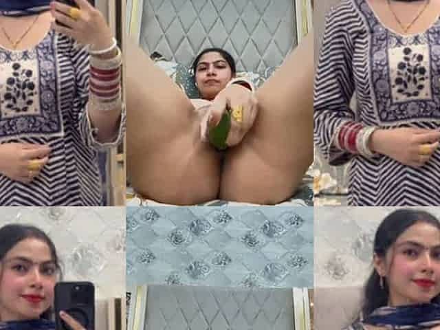 Aunty masturbation solo
