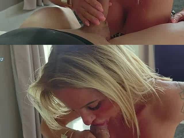 Painter Trainee Cums in the Mouth (user with Double Cumshot)