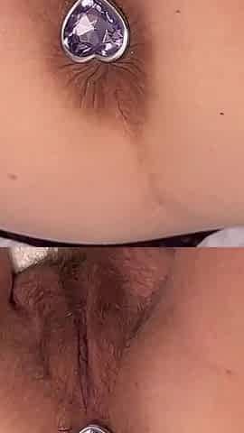 Anal creampie from Marie