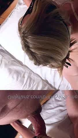 Sexy amateur blonde blowjob amp cumshot HD