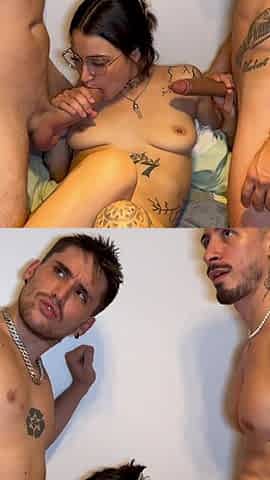 Extreme DP with Hot Argentinian - Fucked with Two Cocks
