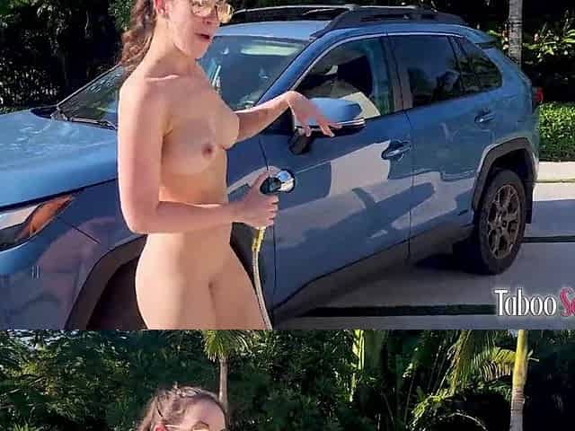 Stripped Car Wash in Miami! - Life With Amiee Cambridge - Taboo Seduction