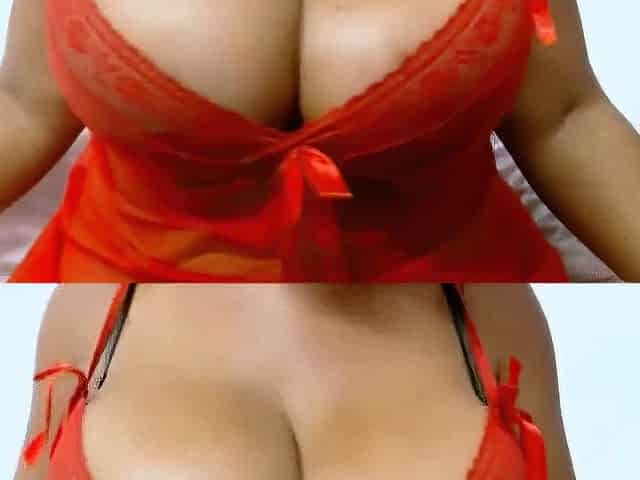 Big Tits Black BBW on Webcam