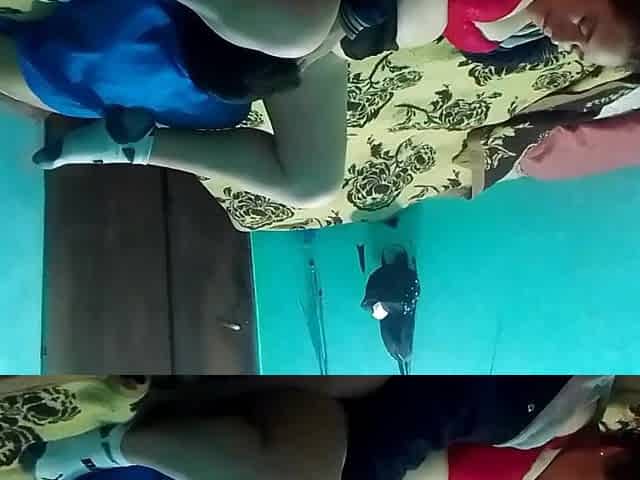 Aritz sucks Medi's twat and then has missionary and foursome sex