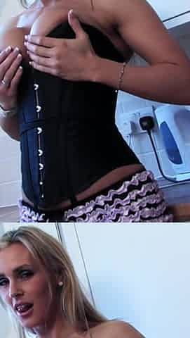 Hot Blonde Big Tit MILF Takes Her Handymans Big Fat Cock Balls Deep