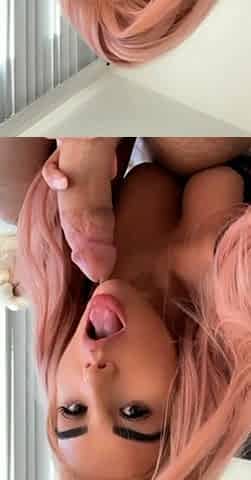 Big assed busty tit fuck and blowjob