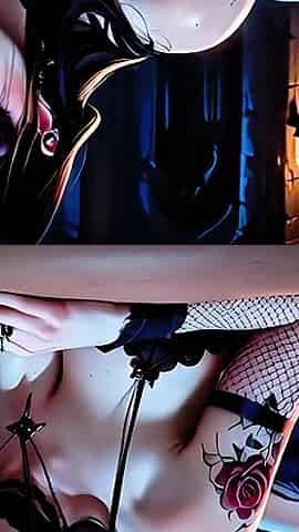 Hot Gothic Witch - Anal & Messy Cum in Haunted Castle (4k Ai Generated)