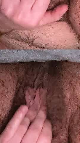 FTM Plays and Jerks Off His Tdick Until This guy Cums Hard