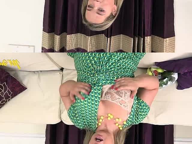 Excited Spanish mother I'd like to fuck Olga Cabaeva Tries Out Her Fresh Bought Groceries
