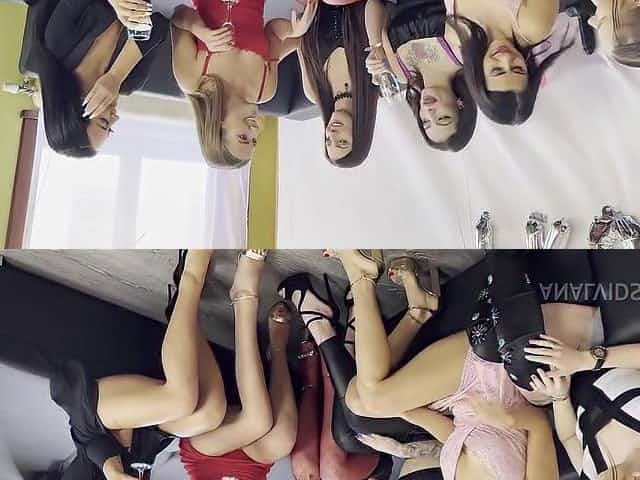 Valentines Orgy Part 1 Reverse Gangbang - Zuzu Sweet, Alexis Crystal And Clara Mia