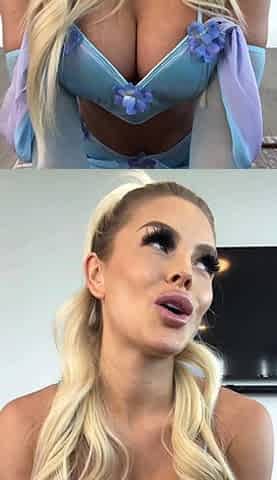 Blonde babe scarlet solo webcam