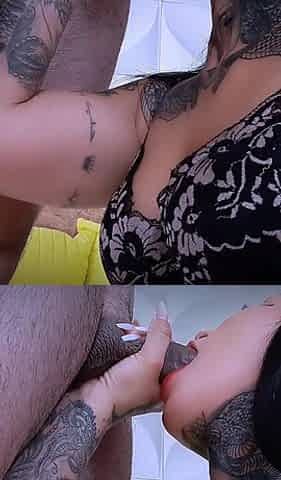 Stepsister Sucks Her Balls - Then Begs for Cumshot