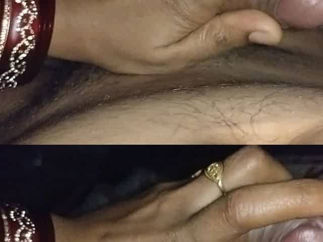 Oil Massage and Huge Cum Shot From My Girlfriend Hand