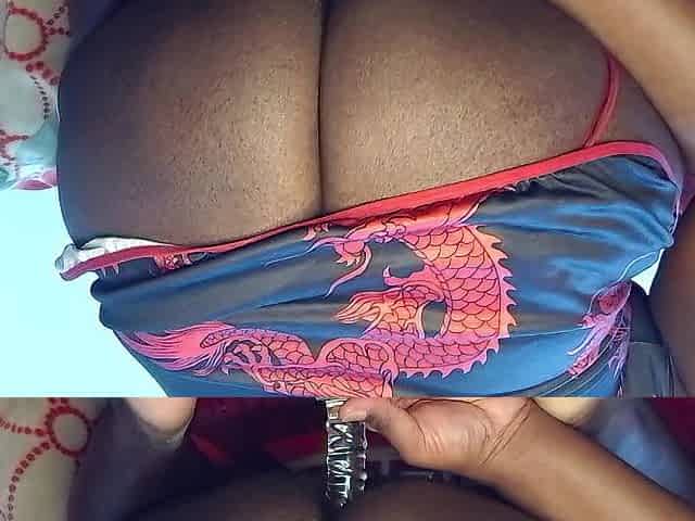 Chubby Sissy use a glass vibrator