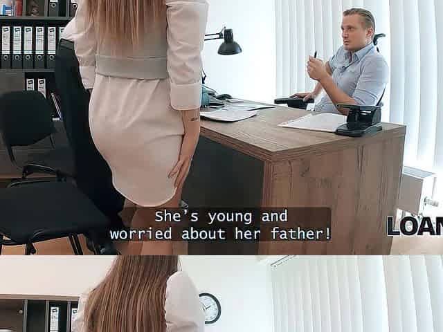 LOAN4K. Coarse office sex with hawt Mina K