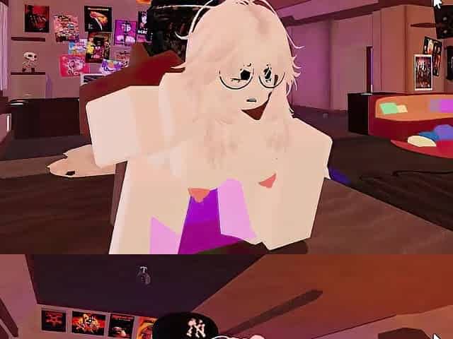 white slut gets used by bbc in roblox p1