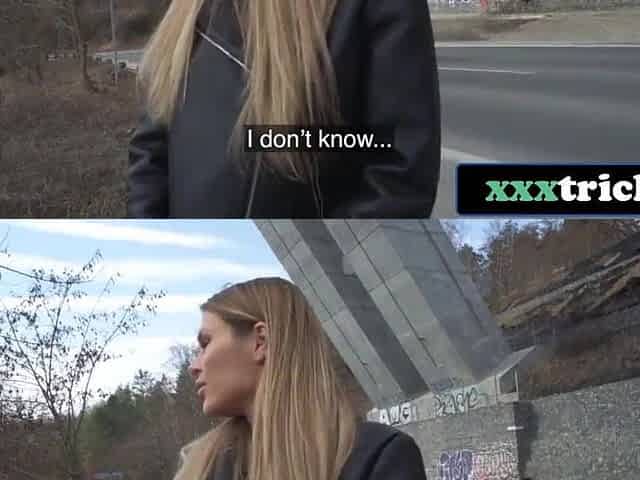 Golden-haired Hitchhiker Pays Her Way With Deepthroat Skills and a Wild Ride