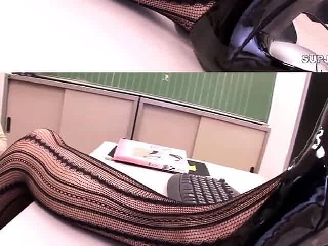 Hot asian bends over ass to finger her young horny pussy