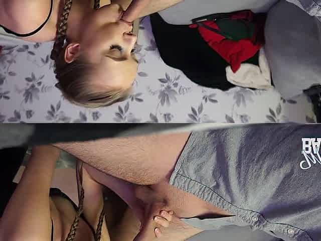 Sucking and banging on the daybed (Facial)