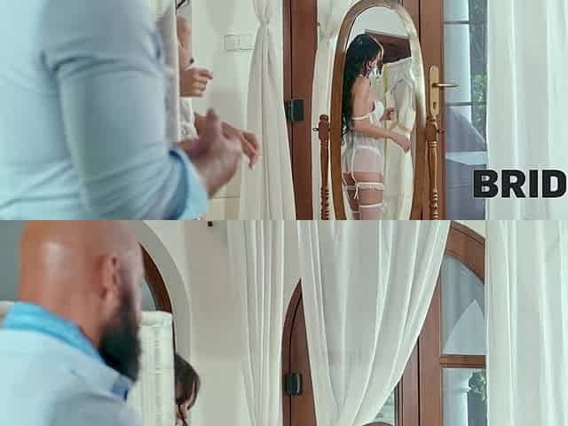 Horny bride Neeo has some hot sex with her personal tailor