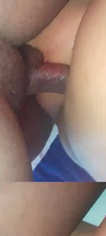 Black Snatch Taking A Ebony Schlong