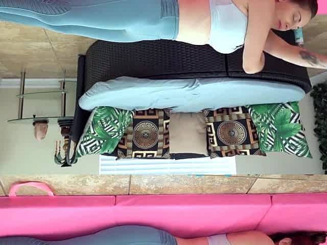 Big Juicy Tits Nickey Huntsman Sexy Yoga And Fingering