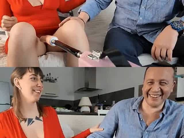jeux avec la sexe machine en trio