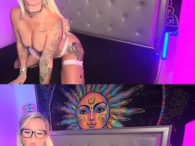 Blonde latina doggystyle fucks a big cock POV