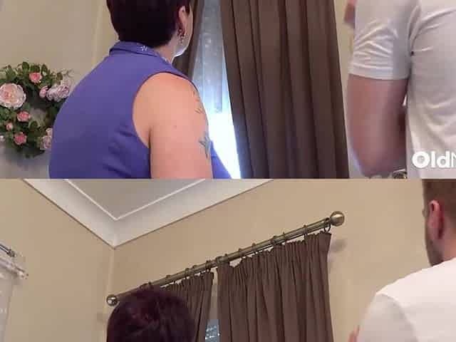British Aged Layla Bird Sucks Large Schlong From Chris Cobalt