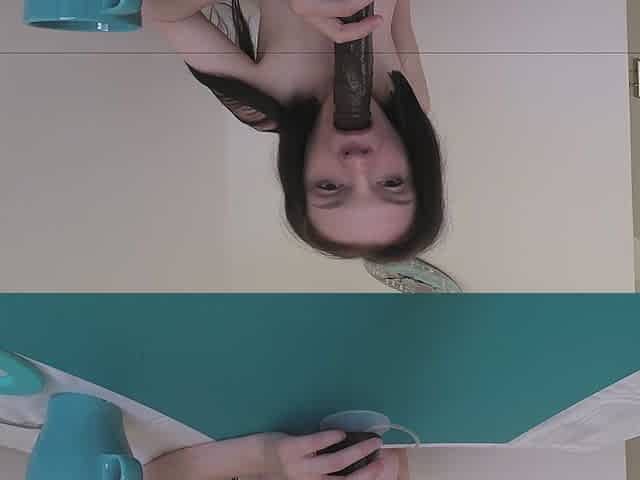 Busty Pregnant Teen Does Titjob Practice