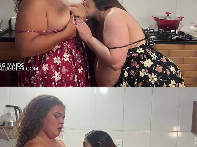 The Latina Milkmaids Analua BBW & Julia Leite