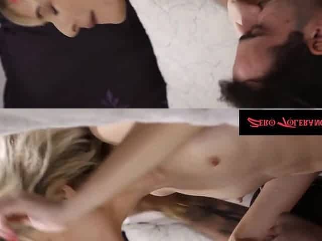 Petite Blonde - Girl Has Her Tits Sucked And Her Pussy Fucked Missionary