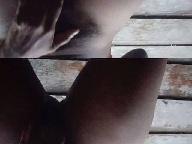 BLACK DESPARATE PEE THEN FART During the time that FINGER CUNT MASTERBATE OUTDOOR