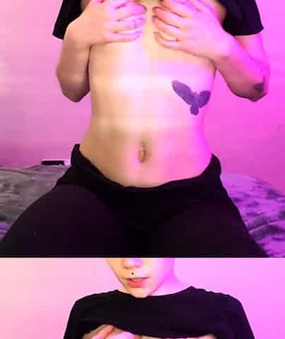 Curly Blonde Teen Records Solo Dildo Masturbation More at