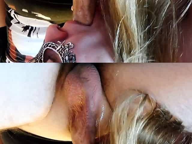 Deutsche Amateur-MILF gibt harten Deepthroat