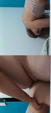 blond submits for expert tugjob session