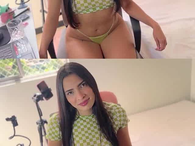 Stepsister recording hawt tiktoks at daddy's abode, this babe made me promise not to say anythi