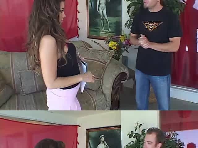 Pretty mother I'd like to fuck gags on an heavy hard jock then gets screwed