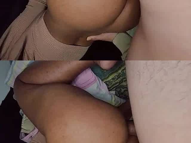 LARGE BLACK BOOTY GETS DRILLED BY STEPFATHER