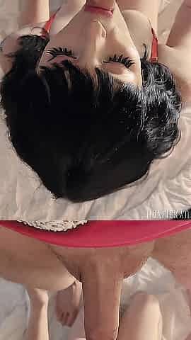 A GIFT FROM SANTA CREAMPIE POV!