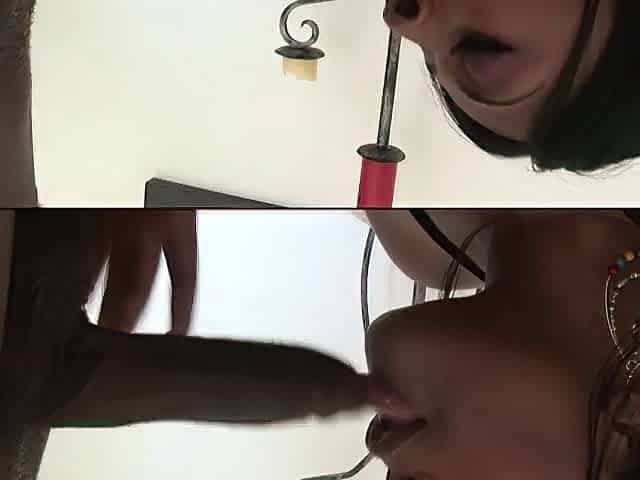Cumming on her large ebony mother I'd like to fuck booty