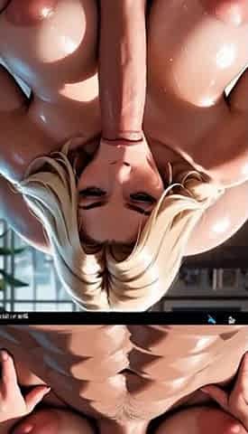 SEXY GOLDEN-HAIRED mother I'd like to fuck BANG IN KITCHEN [AI GENERATED]