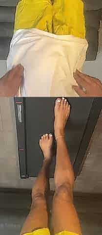 Stripped Foot Femboy